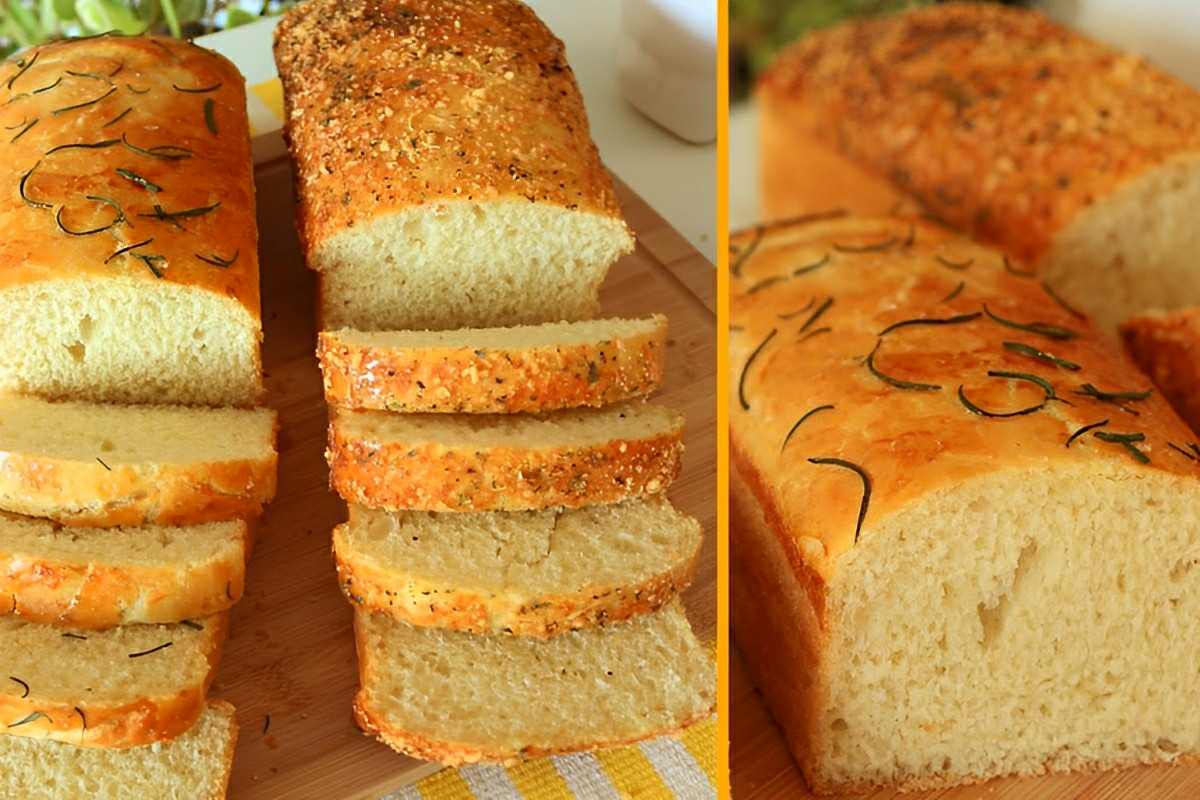 Pão salgado que não precisa sovar muito fofinho saboroso e fácil de fazer