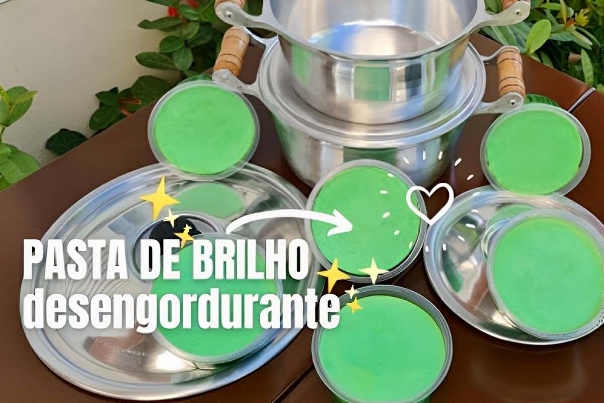 Depois que usei essa pasta de brilho para alumínios minhas panelas estão sempre brilhando