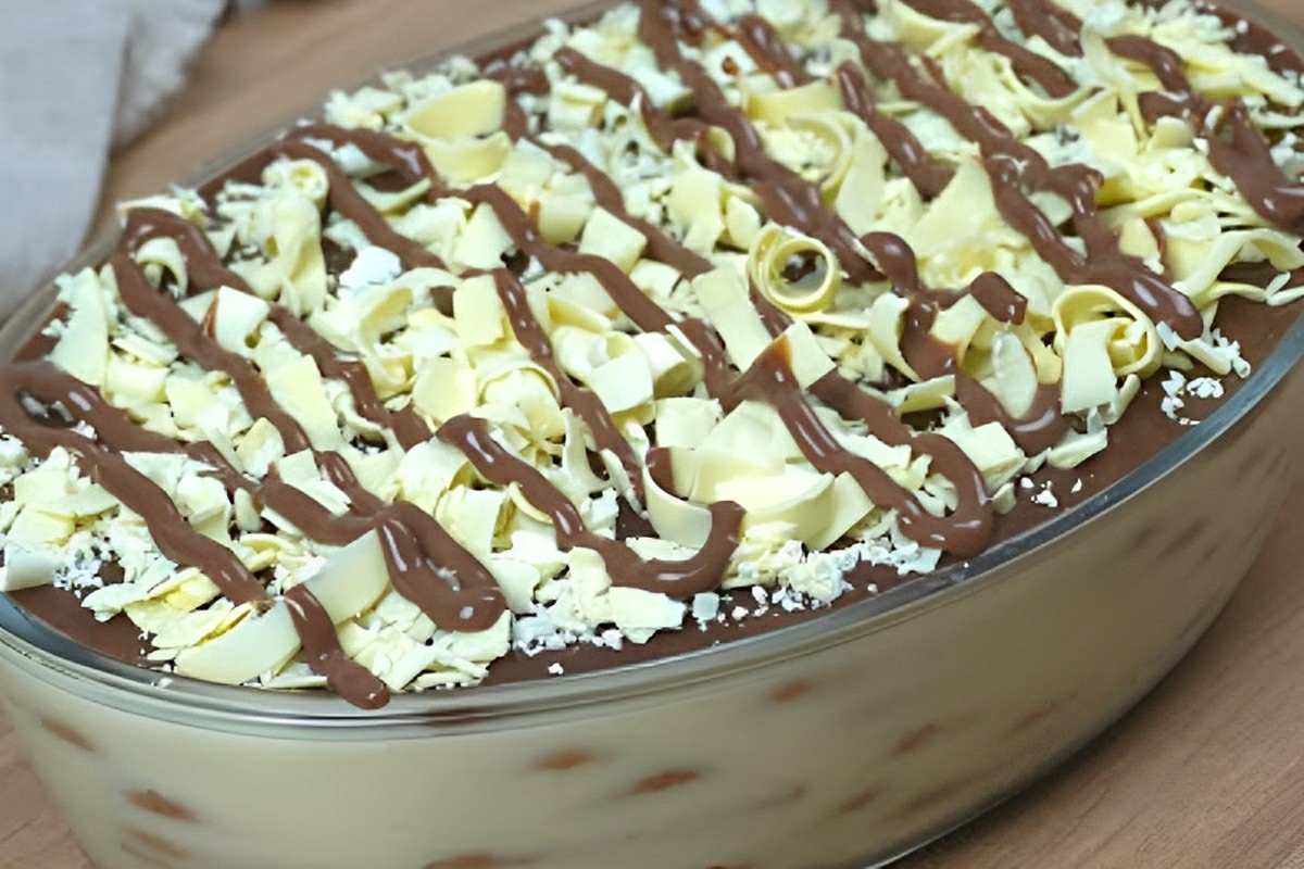 Pavê de chocolate cremoso a melhor sobremesa para o almoço do dia dos pais
