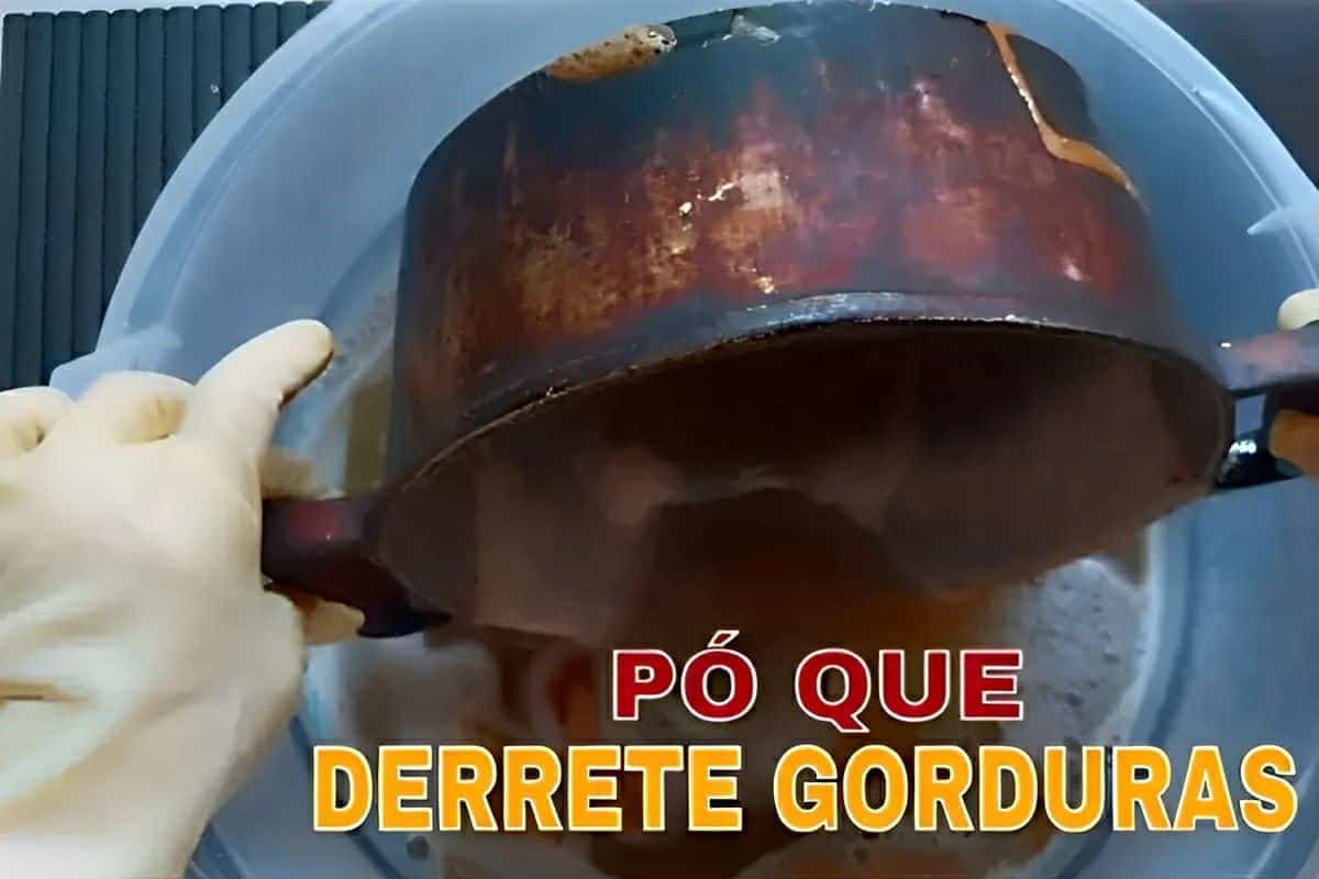 Depois que descobri esse pó que derrete gordura minhas panelas estão sempre brilhando