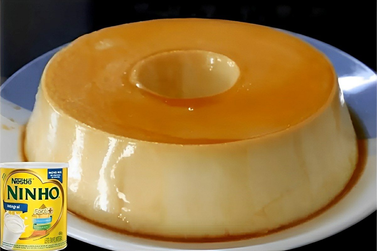 Pudim de leite ninho fácil de fazer e delicioso para a sobremesa do fim de semana