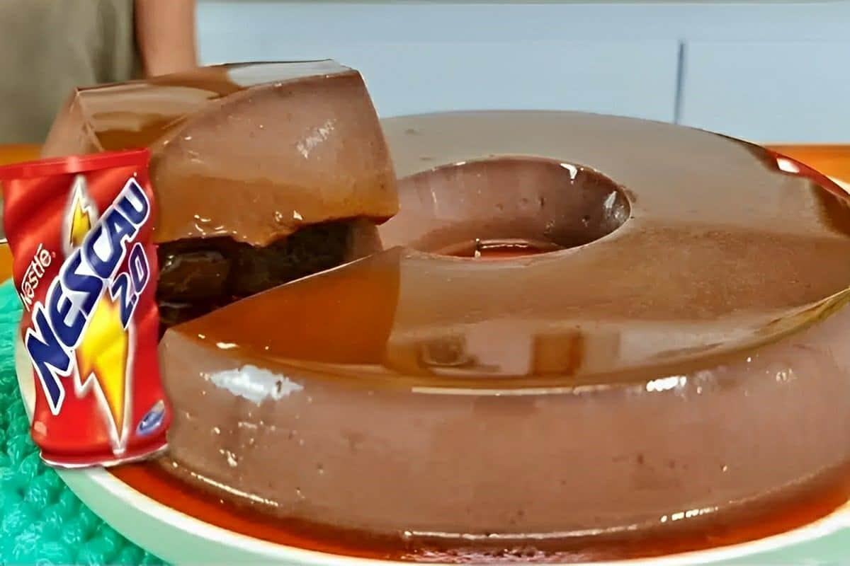 Pudim de Nescau que não vai ao forno muito fácil de preparar e delicioso