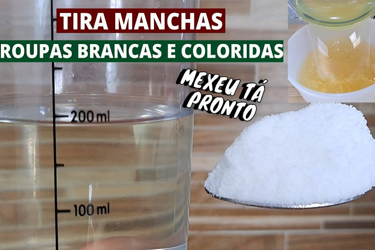 Removedor de manchas caseiro: essa misturinha tira manchas de roupas brancas e coloridas
