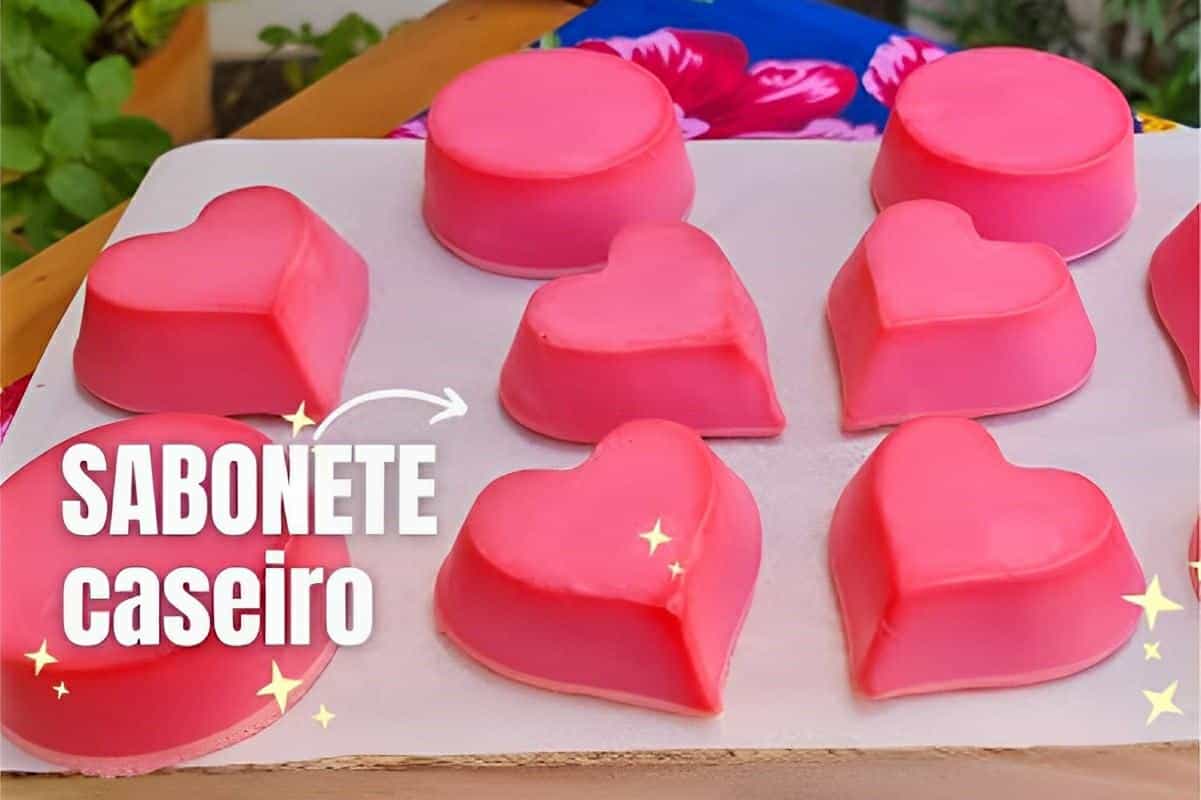 Sabonete caseiro em barra sem soda muito perfumado e fácil de fazer