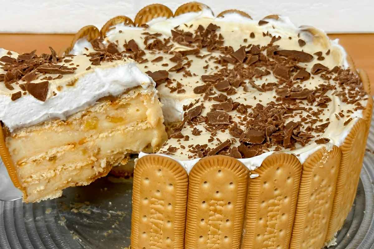 Sobremesa de banana cremosa e deliciosa perfeita para o fim de semana