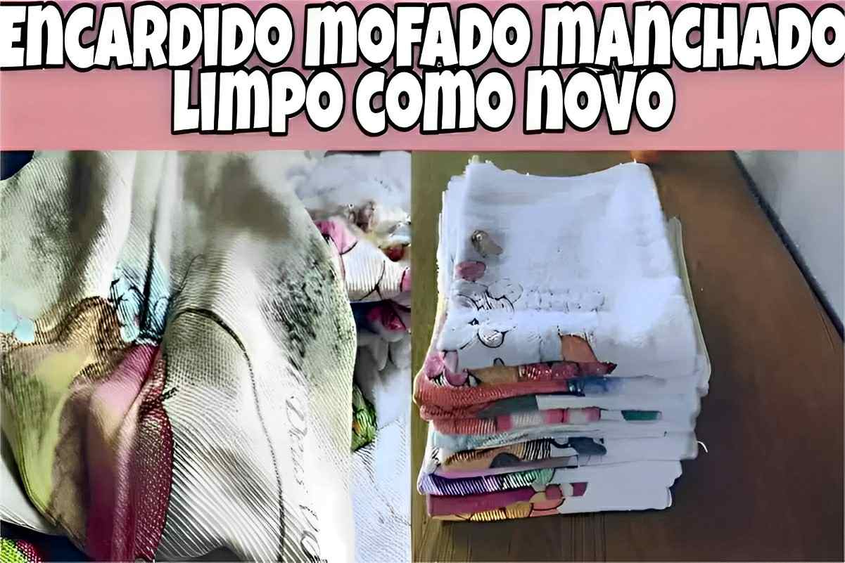 Aprendi como tirar manchas de panos de prato usando 3 ingredientes que eu tenho no armário