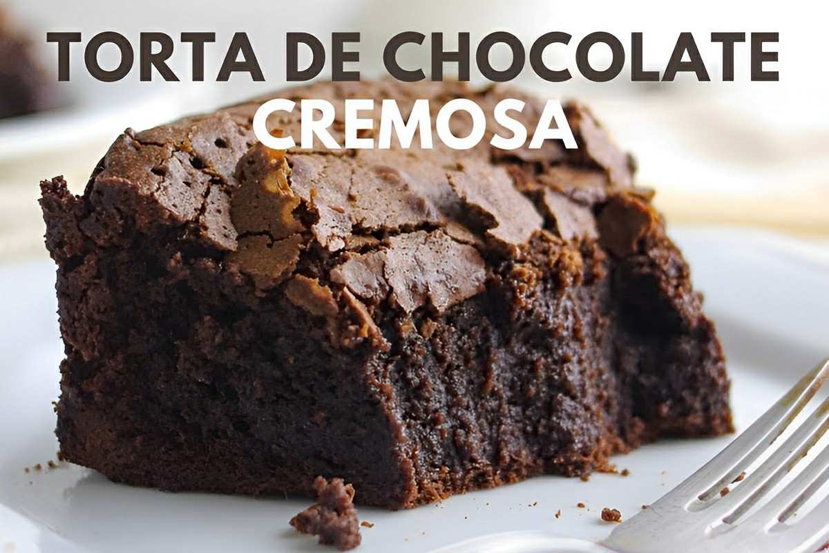 Torta de chocolate sem farinha muito cremosa para a sua sobremesa