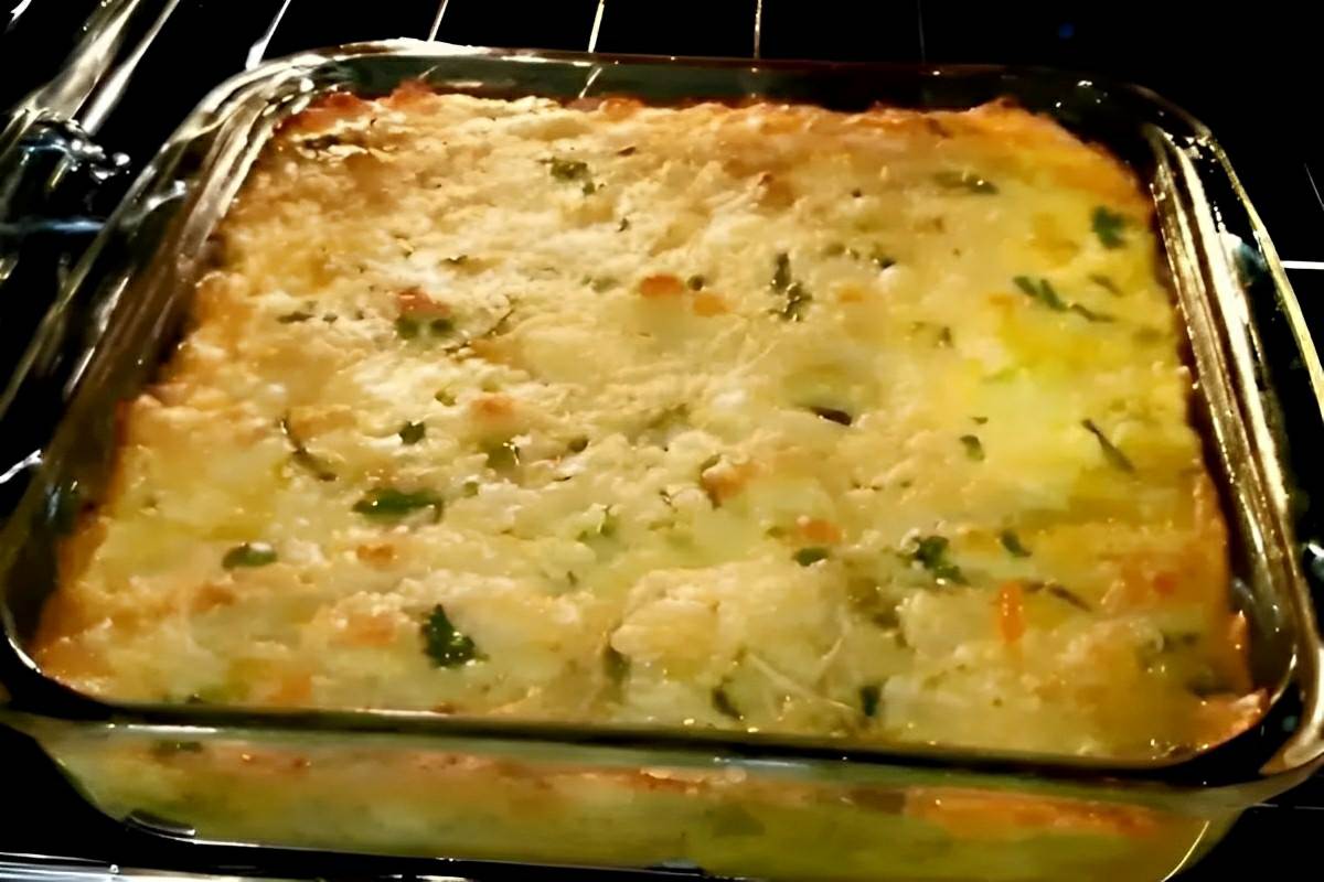 Torta de legumes leve e deliciosa feita sem farinha de trigo