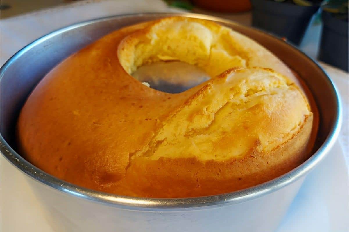 Bolo caseiro da vovó feito no liquidificador receita que minha avó fazia na roça