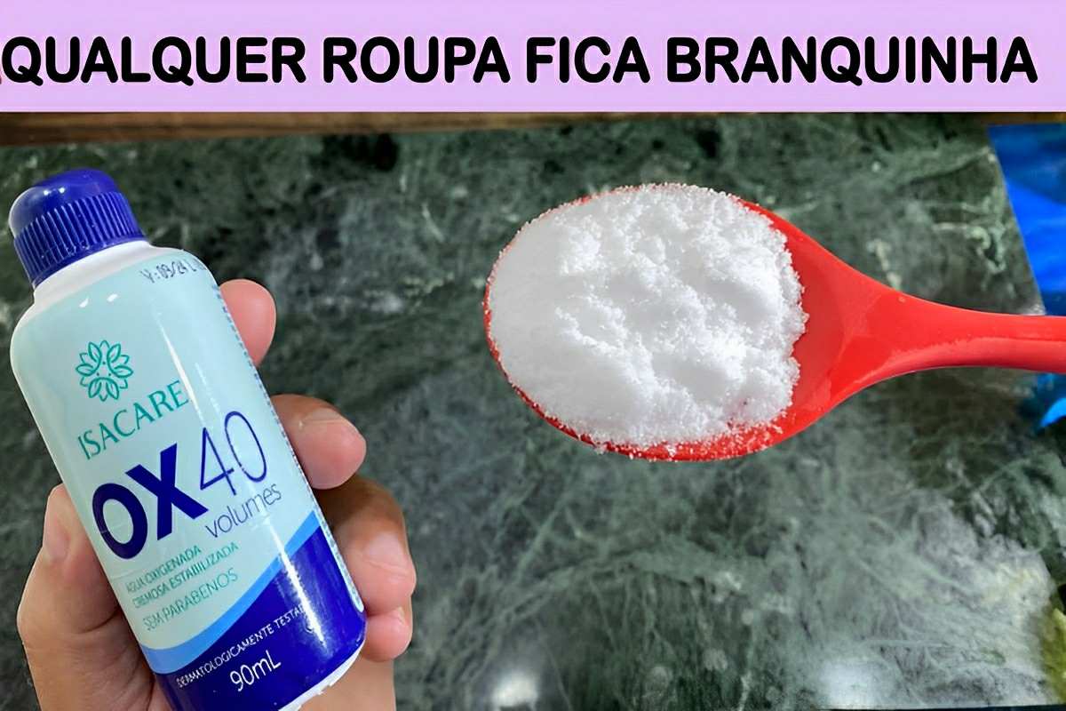 Como branquear roupas amareladas com esse alvejante caseiro super fácil de preparar