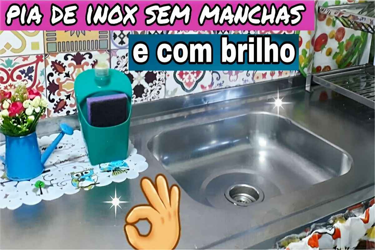 Como dar brilho em pia de inox usando produtos que você tem em casa