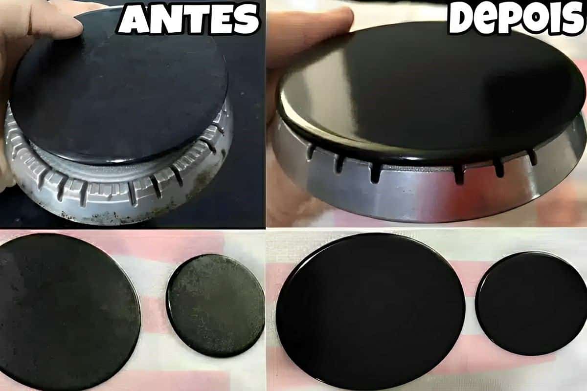 Como limpar as bocas do fogão usando ingredientes simples que você tem em casa