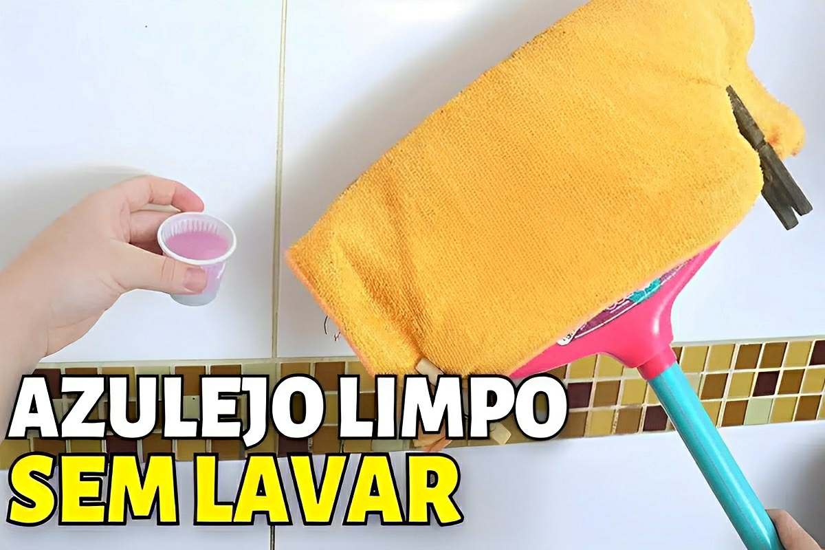 Como limpar azulejo encardido sem gastar água usando com apenas 3 ingredientes