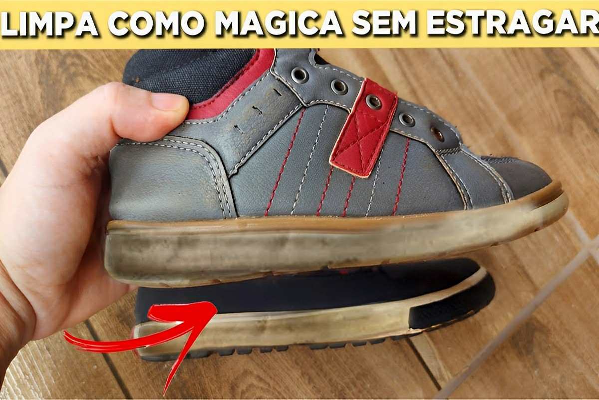 Como limpar tênis encardido com essas 2 dicas caseiras super fáceis de seguir