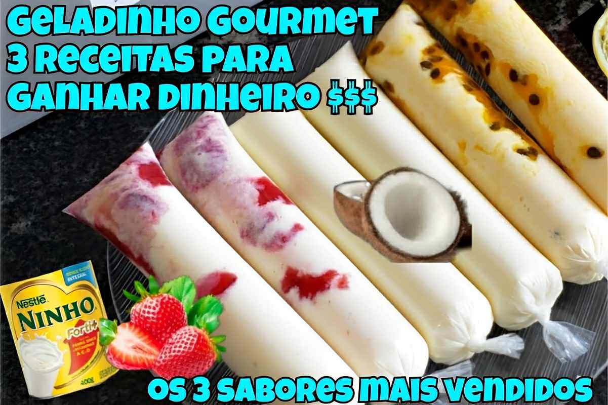 3 receitas de geladinho gourmet para fazer e vender