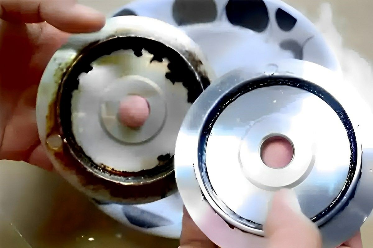 Aprendi como limpar as bocas do fogão facilmente com apenas 1 produto que tenho no armário
