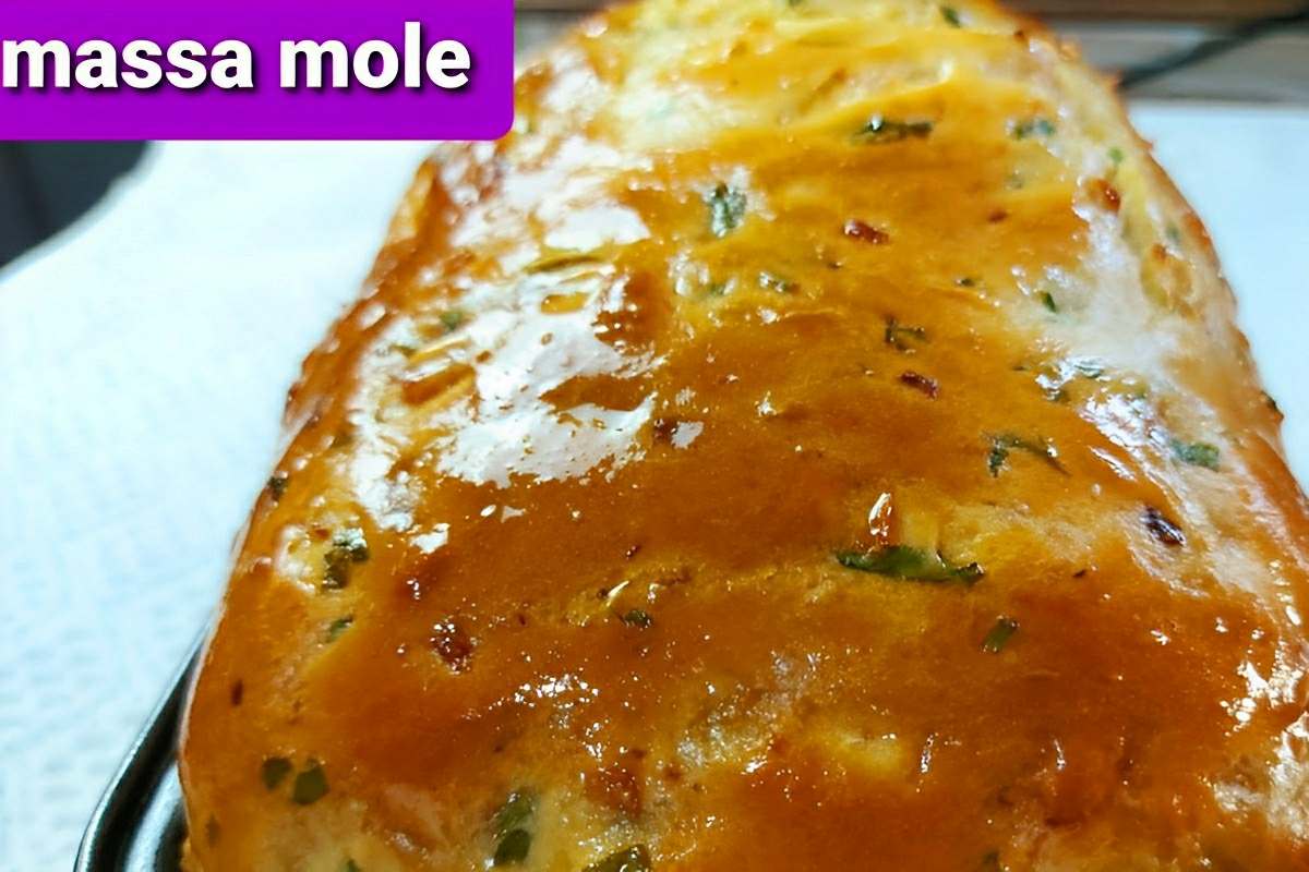 Pão de massa mole temperado muito saboroso fácil de preparar e perfeito para o lanche
