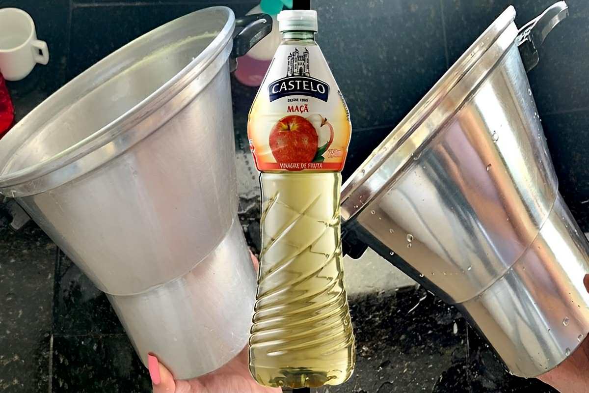 Misturinha para dar brilho em alumínios sem fazer esforço