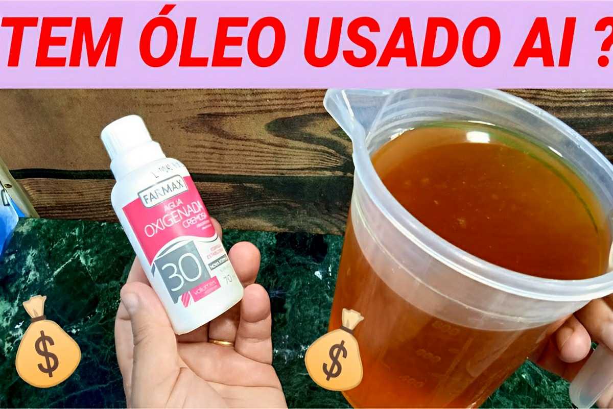 Sabão com óleo usado da melhor da qualidade feito com apenas 1 litro de óleo