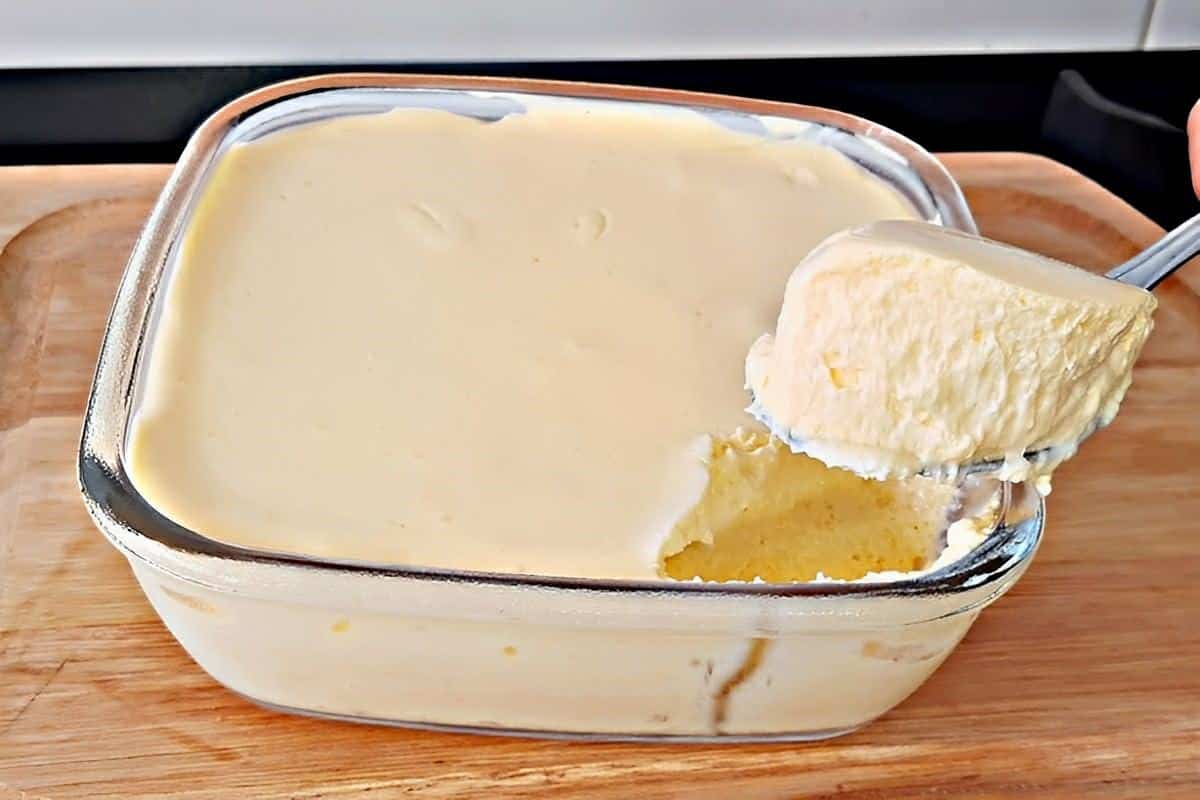 Sobremesa sem leite condensado feita com apenas 2 ingredientes