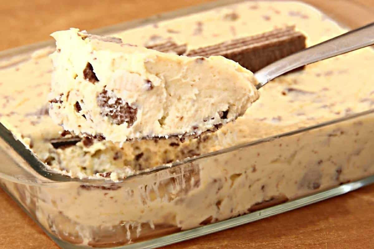 Sobremesa sem leite condensado nem creme de leite batida no liquidificador