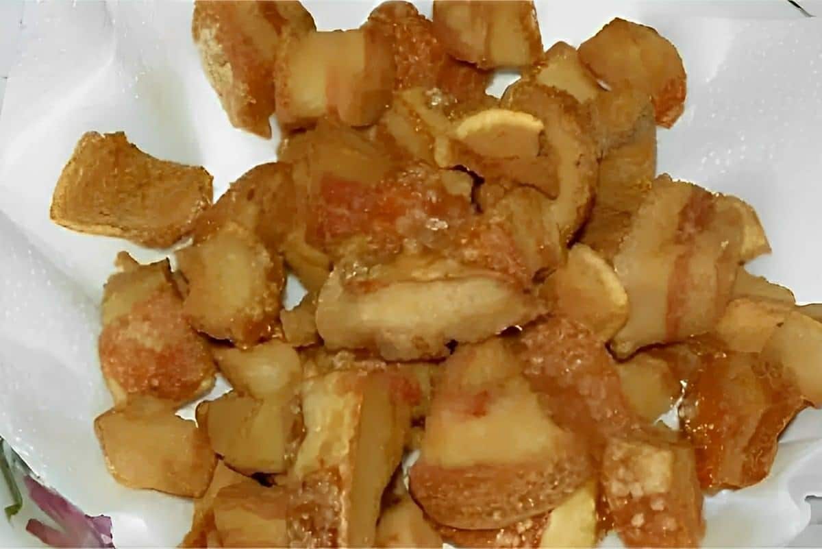 Torresmo na panela de pressão super crocante e não faz sujeira na cozinha