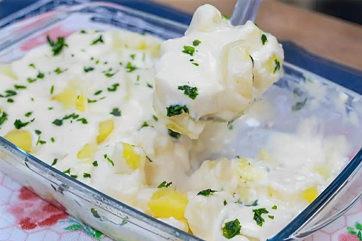 Batata cremosa e fácil de fazer para acompanhar a refeição do dia a dia