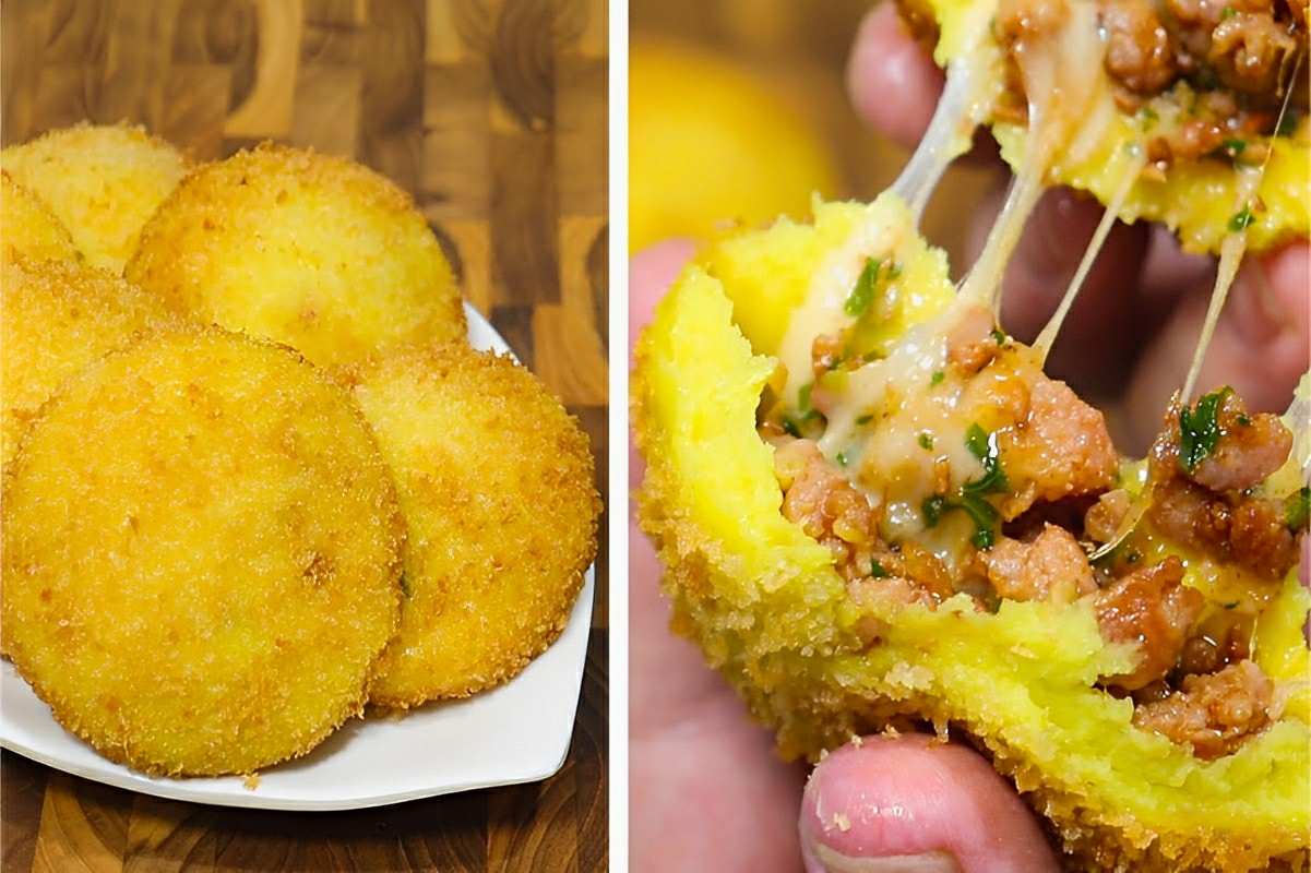 Bolinho caipira de milho com recheio de linguiça: você nunca provou nada igual