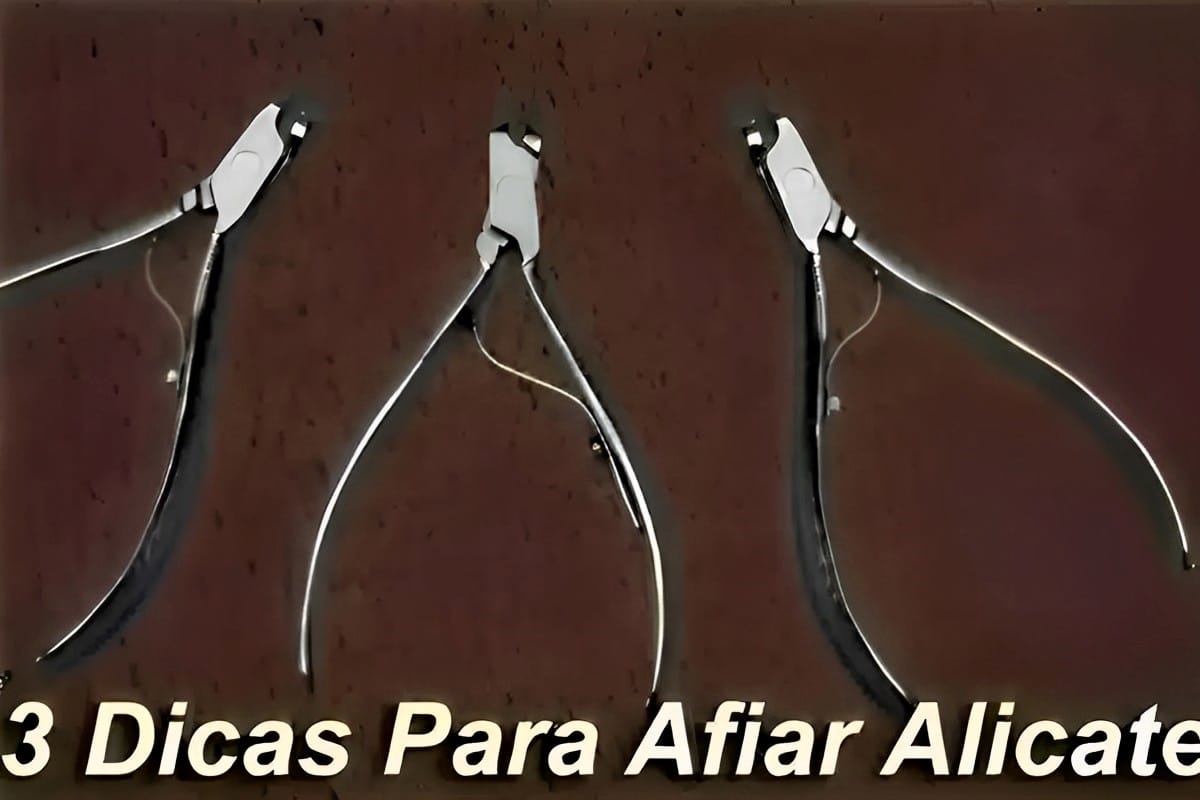 Como amolar alicates sem gastar nada usando utensílios que você tem em casa