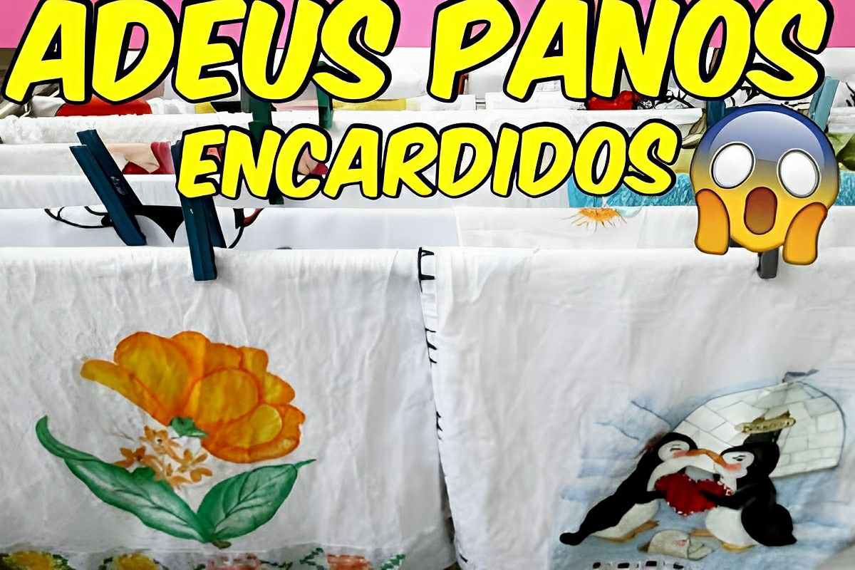 Como desencardir pano de prato com 3 ingredientes que você tem no armário