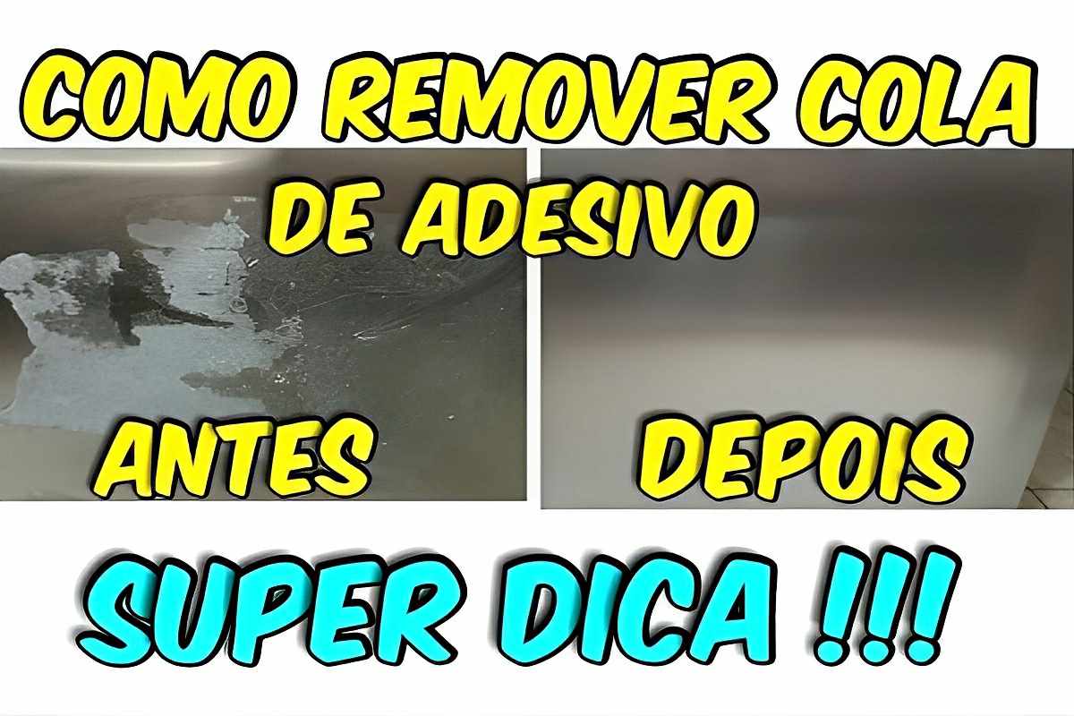 Como remover cola adesiva de um jeito fácil usando apenas 1 ingrediente que você tem no armário