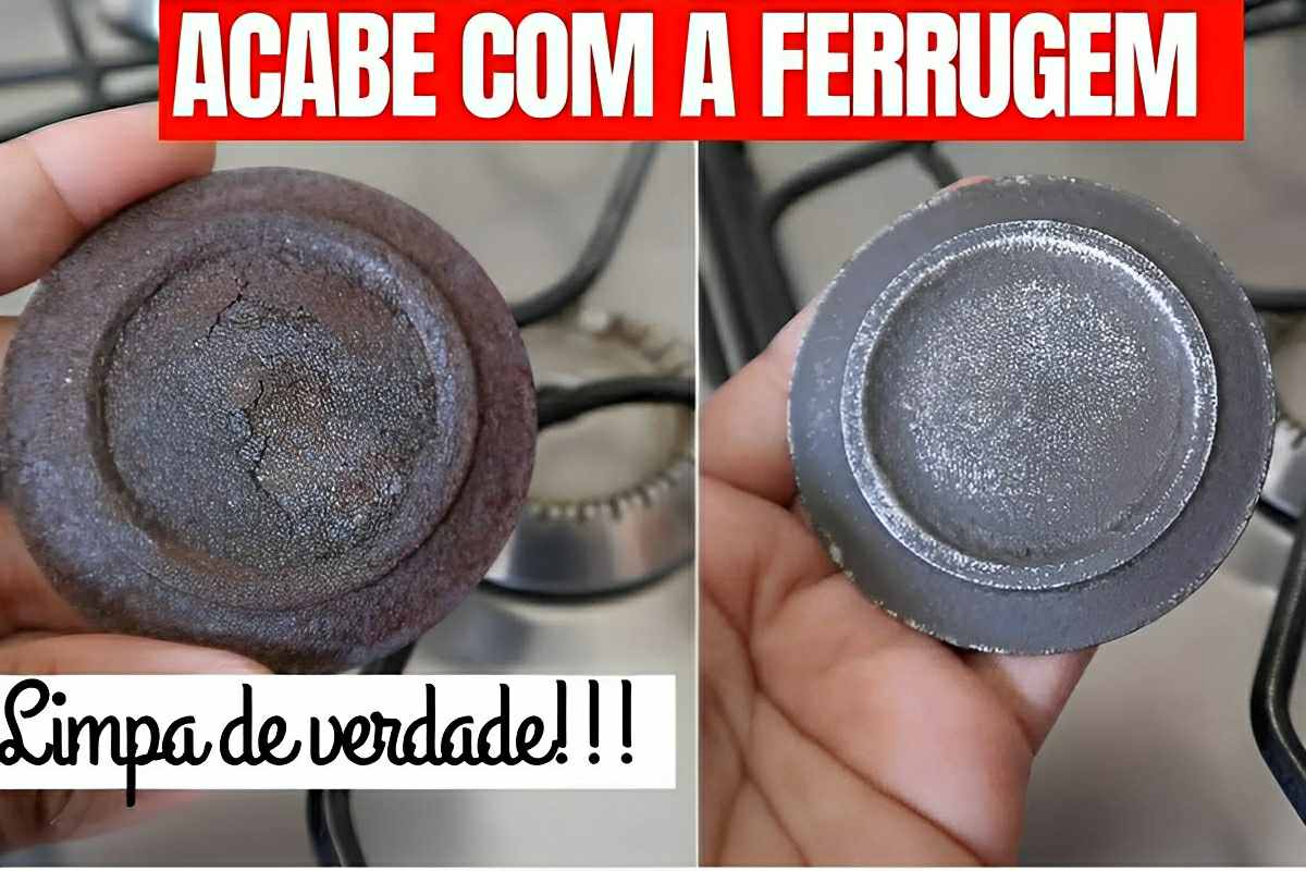 Como tirar ferrugem das bocas do fogão com apenas 2 ingredientes