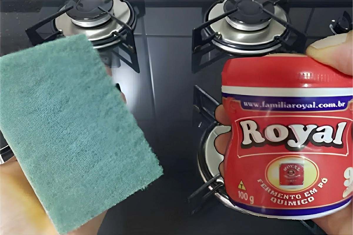 Dica para limpar fogão e deixá-lo como novo usando um ingrediente simples que você tem no armário