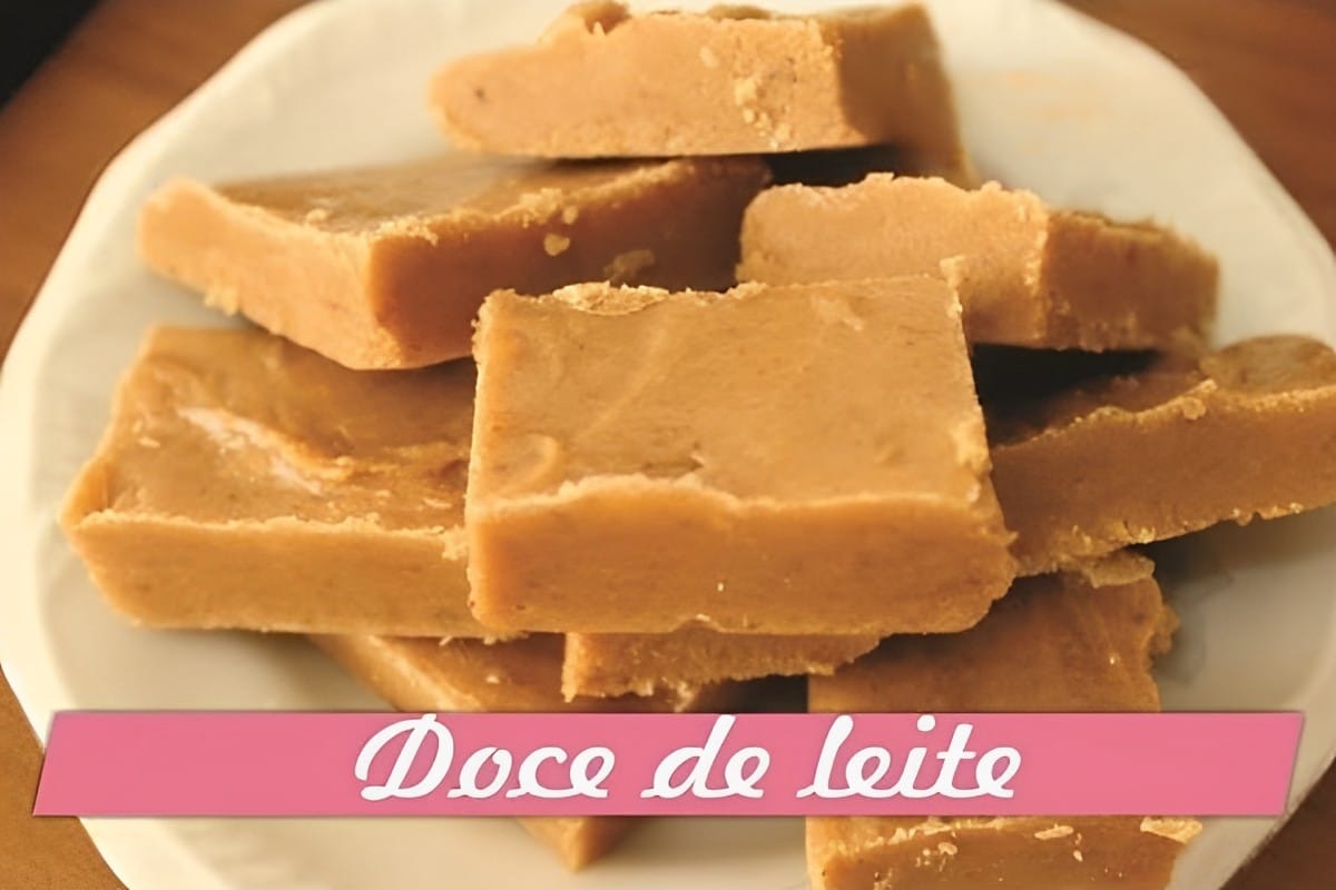 Doce de leite de corte fácil de fazer com apenas 2 ingredientes