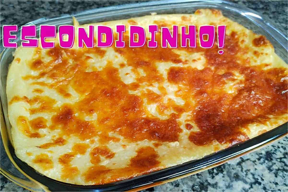 Escondidinho de carne de sol com macaxeira delicioso e feito com poucos ingredientes