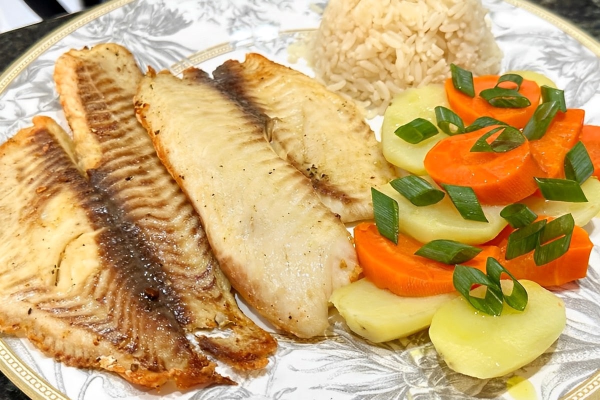 Filé de peixe douradinho e delicioso feito em 12 minutos na AirFryer