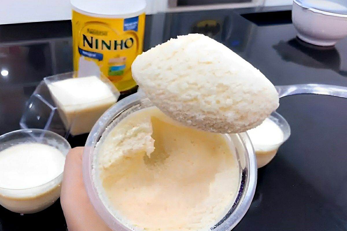Mousse de leite ninho fácil e delicioso pronto em poucos minutos