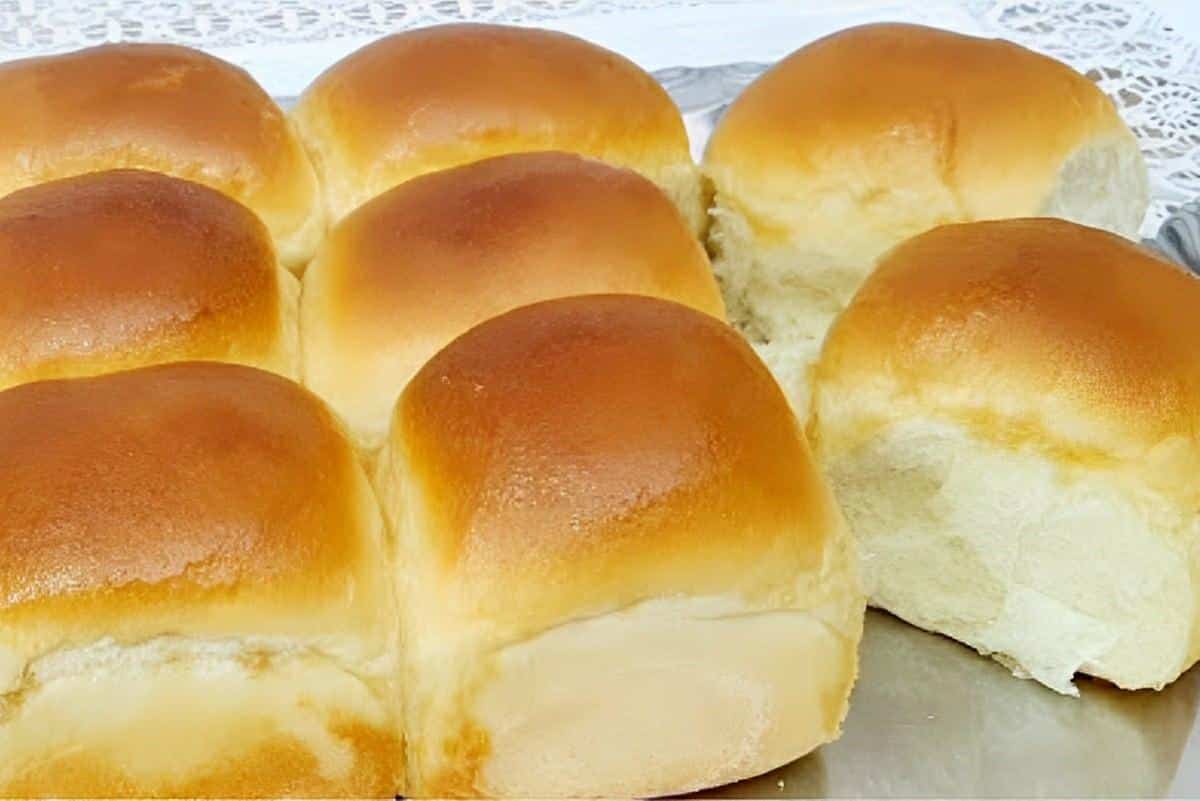 Pão de creme de leite super fofinho para o lanche de toda a família