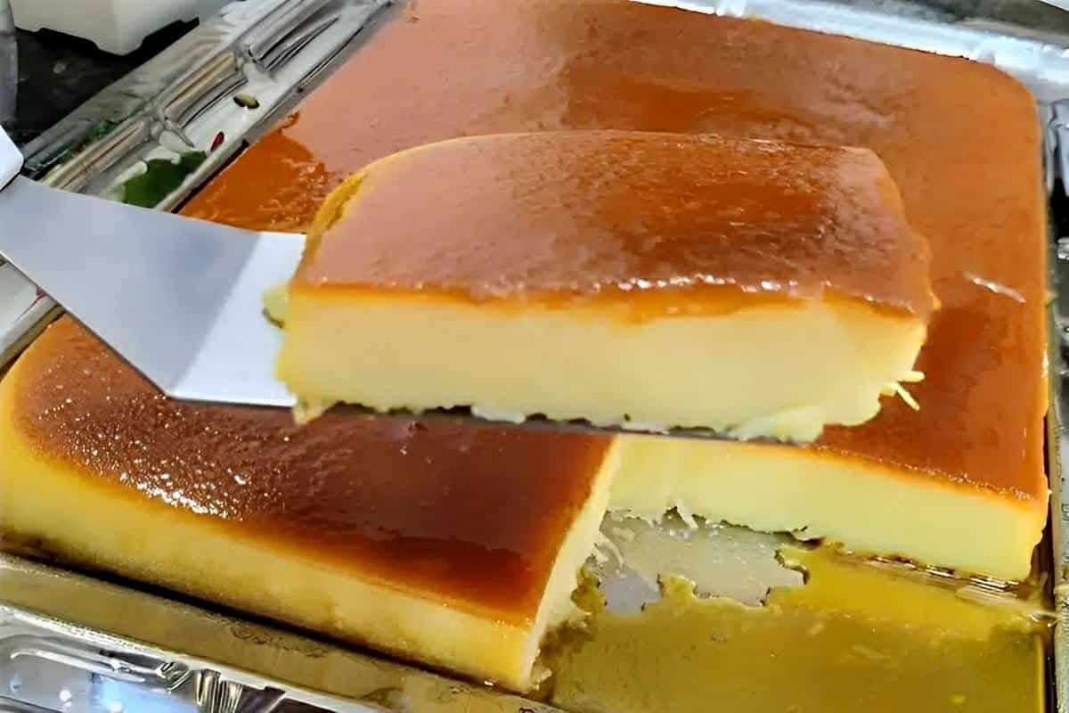 Pudim de padaria simples e fácil que aprendi com o padeiro da minha cidade