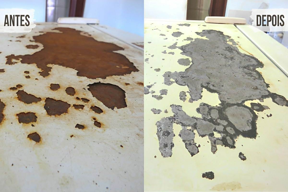 Removedor de ferrugem caseiro feito com apenas 3 ingredientes que você tem em casa
