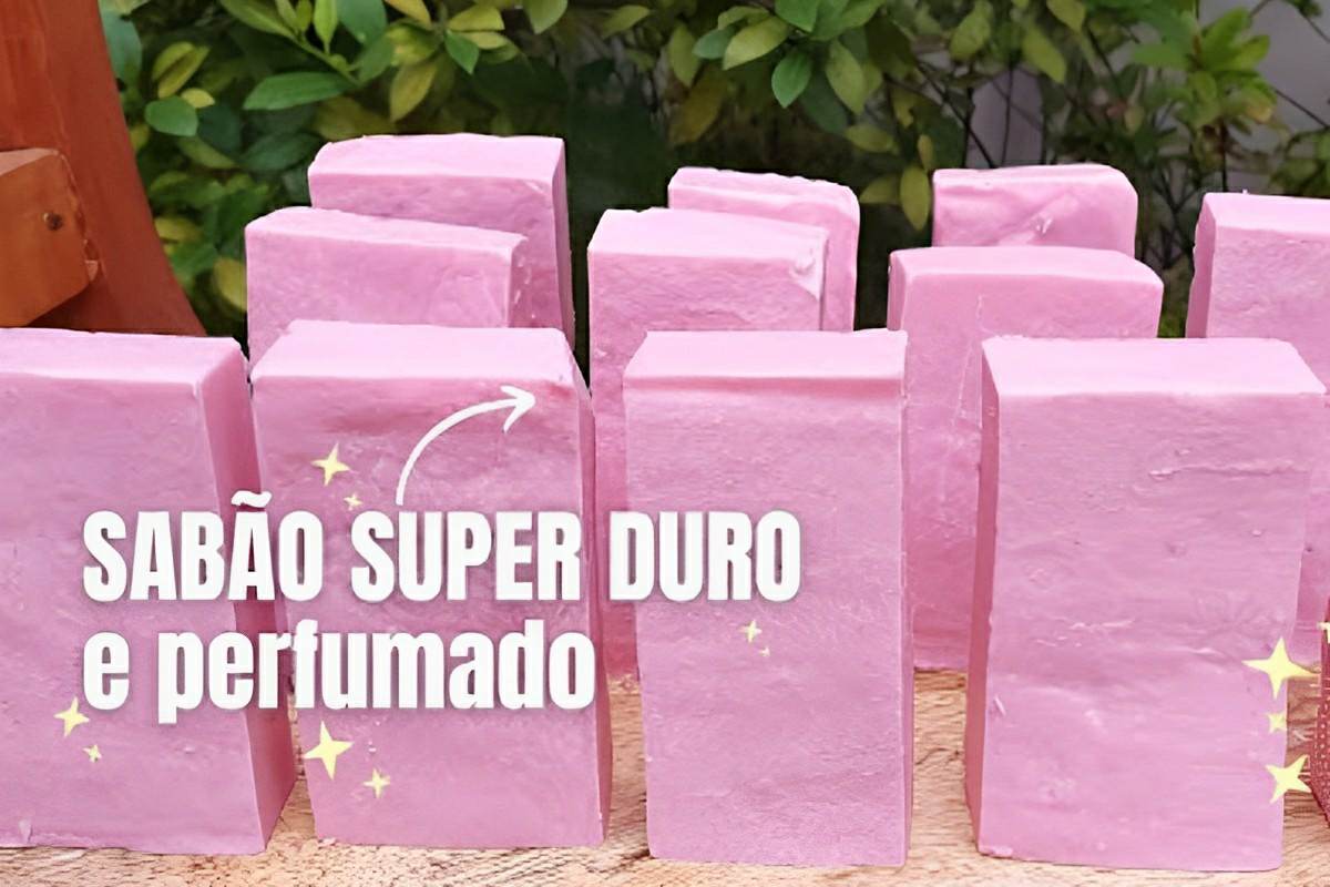 Sabão caseiro em barra para lavar roupas delicadas sem gastar muito