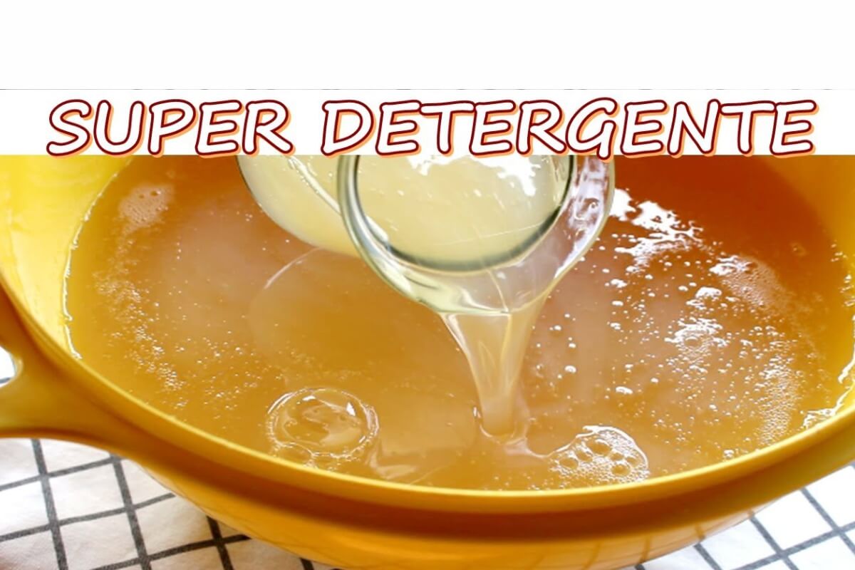 Detergente caseiro super potente que limpa e desengordura toda sua louça