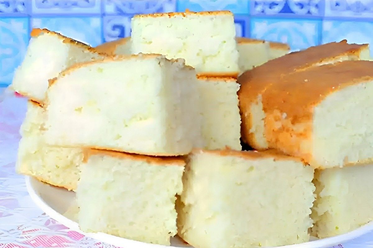 Bolo simples com uma receita de vó que fica delicioso e nem dá trabalho para fazer