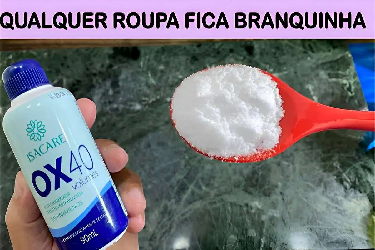 Como branquear roupas com esse alvejante caseiro fácil de fazer e que rende bastante