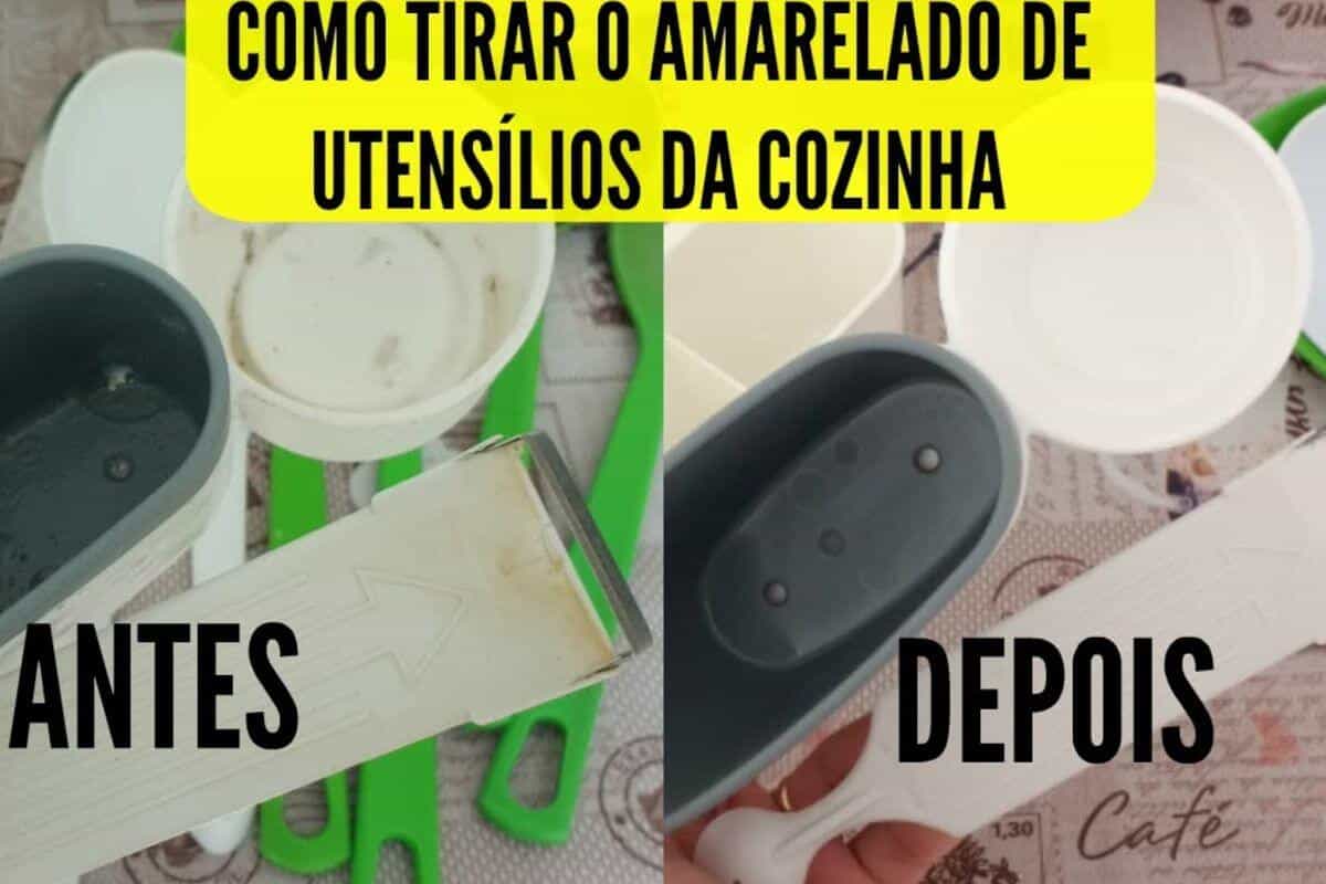 Vai ficar como novo: dica de como tirar amarelado dos utensílios