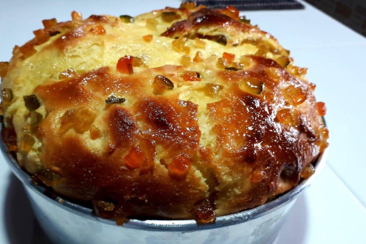 Panetone de laranja igual a essa você não encontra no mercado nesse fim de ano