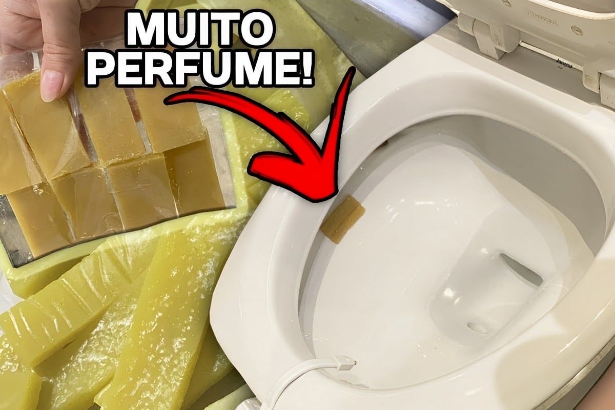 Pastilha sanitária caseira que desinfeta o vaso sanitário e deixa o banheiro todo perfumado