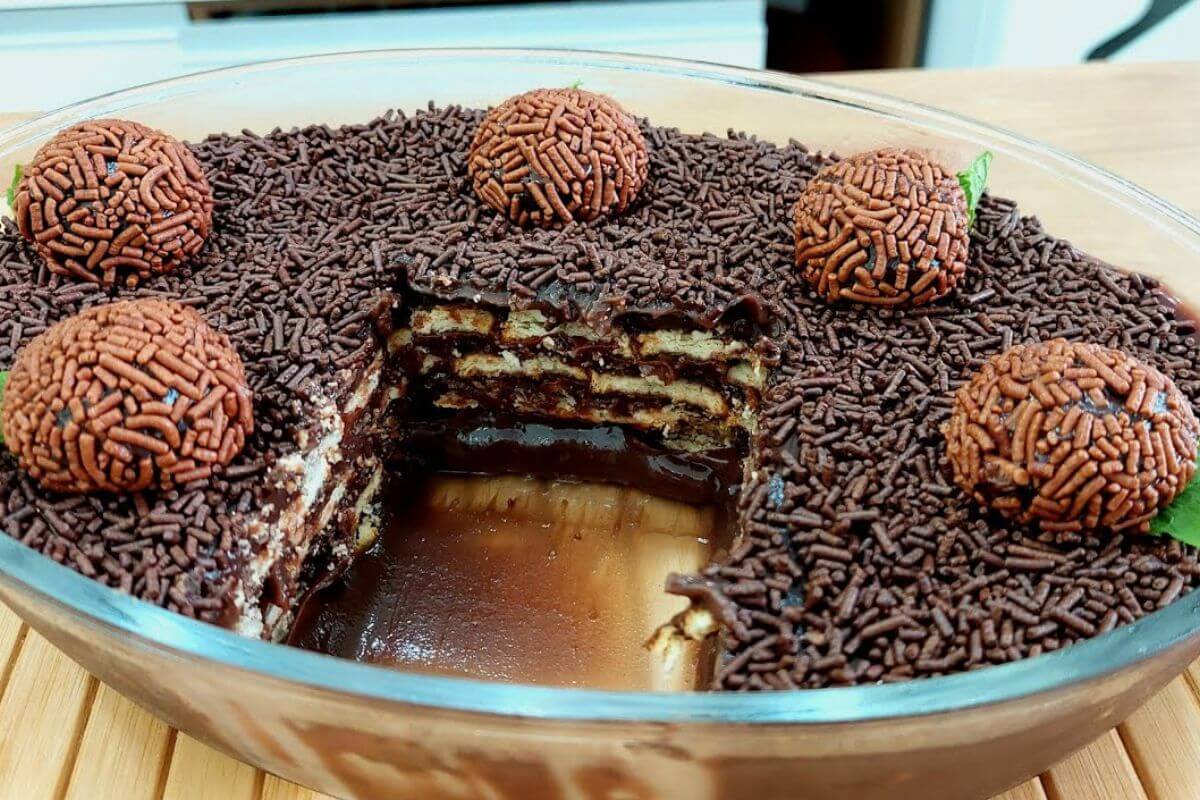 Pavê de brigadeiro fácil e delicioso para o natal vai ser o sucesso do seu final do ano