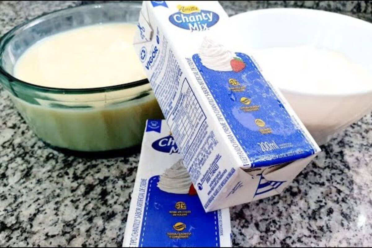 Sobremesa gelada de leite condensado com 3 ingredientes