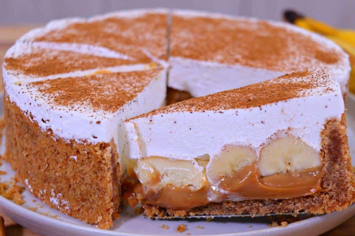 Torta banoffee: uma fatia apenas vai ser pouco para matar sua vontade